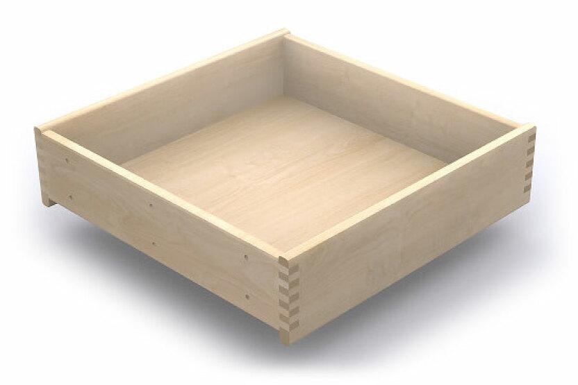 Dekorschubkasten aus Massivholz Dekorschubkasten aus Massivholz in dezenter Schattierung