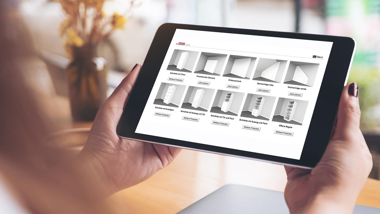 Tischler Möbelplaner auf dem IPad - Möbelübersicht